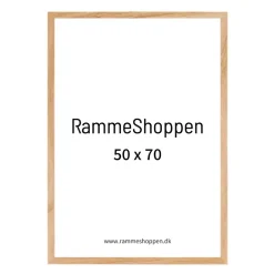 Massiv egetræsramme, 50x70 cm - Type VR01