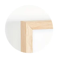 Massiv egetræsramme, 50x70 cm - Type VR01