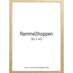 MDF ramme, egelook, smal - Type 0212