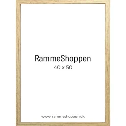 MDF ramme, egelook, smal - Type 0212