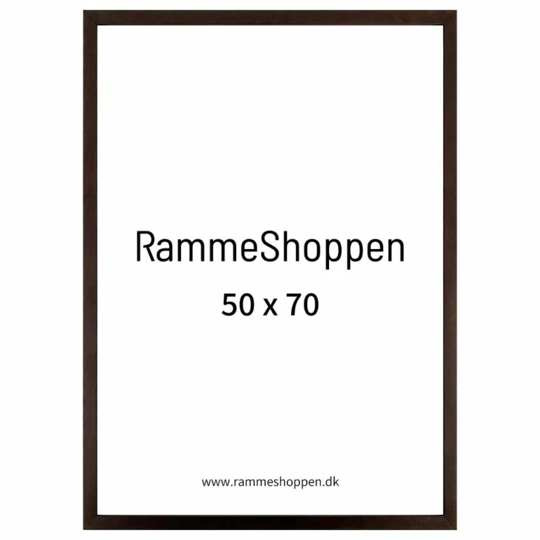 Mørk brun træramme - Type 830