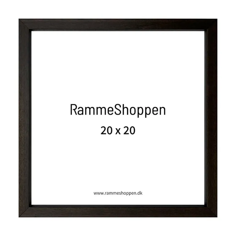 Mørk brun træramme - Type 830
