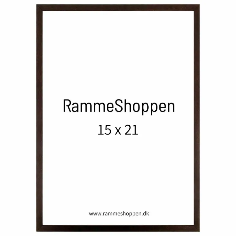 Mørk brun træramme - Type 830