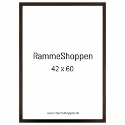 Mørk brun træramme - Type 830