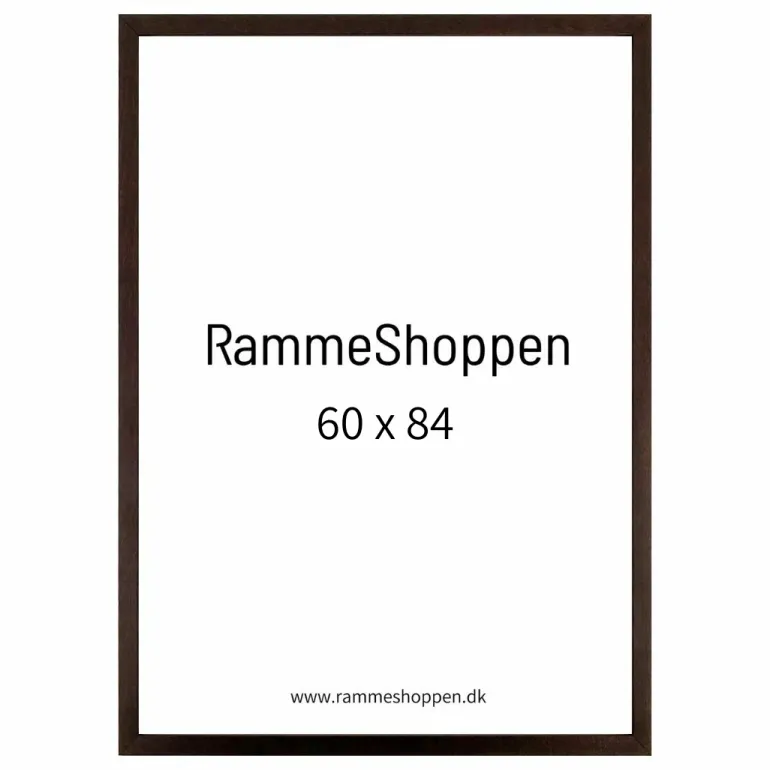 Mørk brun træramme - Type 830