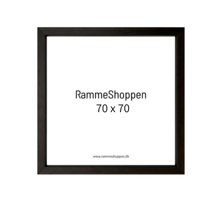 Mørk brun træramme - Type 830