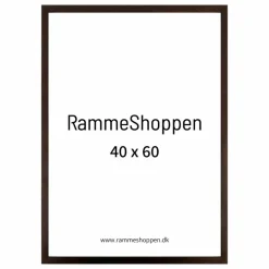 Mørk brun træramme - Type 830