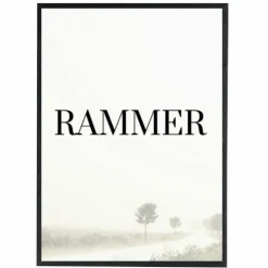 Mørk brun træramme, 40 x 60 cm, Type 830