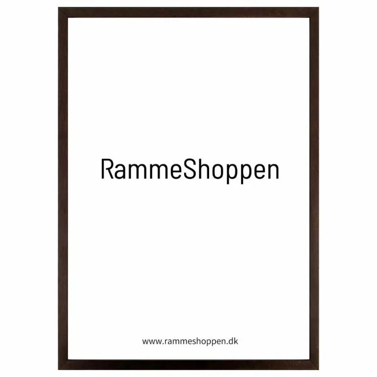 Mørk brun træramme, Type 831