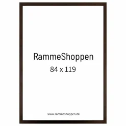 Mørk brun træramme, Type 831