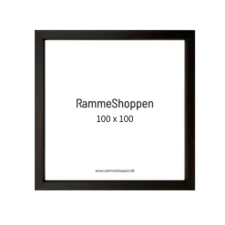 Mørk brun træramme, Type 831