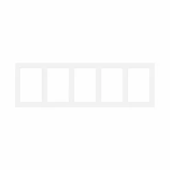 Passepartout, Frosthvid, Standardmål, MED FLERE HULLER