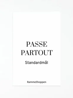 Passepartout, Frosthvid, Standardmål, MED FLERE HULLER