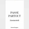 Passepartout, Porcelænshvid, Standardmål