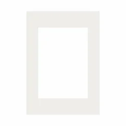 Passepartout, Porcelænshvid, Standardmål