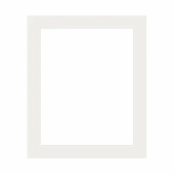 Passepartout, Porcelænshvid, Standardmål