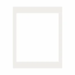 Passepartout, Porcelænshvid, Standardmål