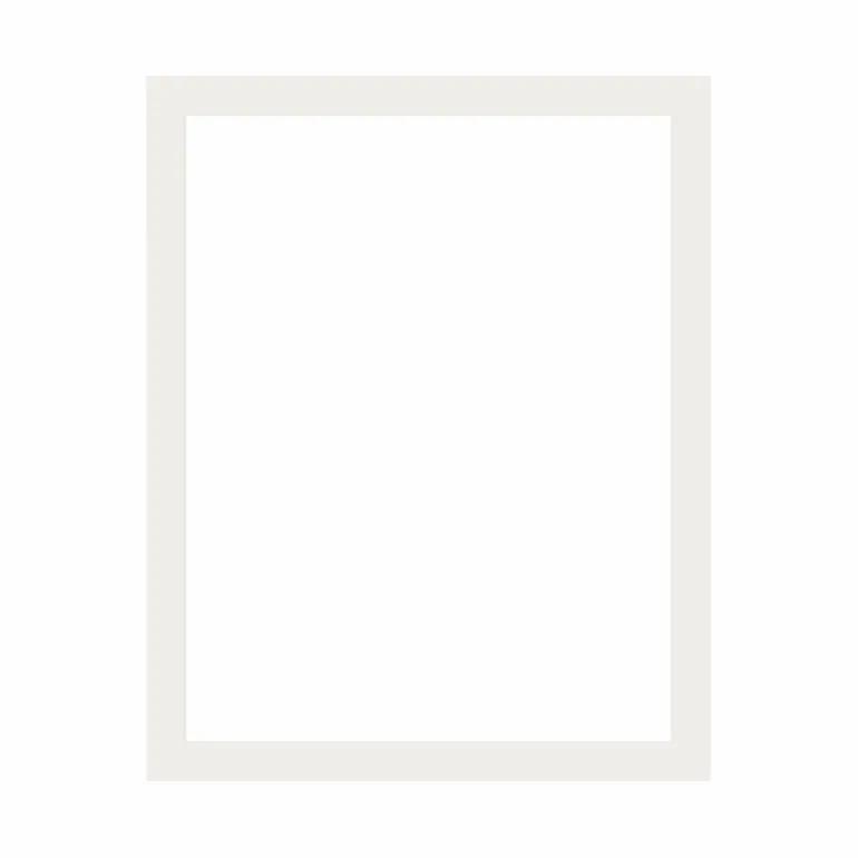 Passepartout, Porcelænshvid, Standardmål