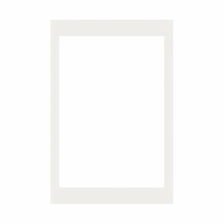 Passepartout, Porcelænshvid, Standardmål