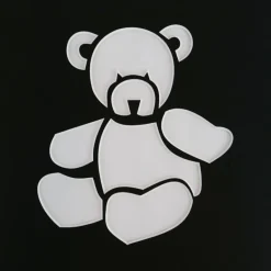 Pengegaveramme, Bamse, 20x20 cm