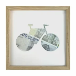 Pengegaveramme, Cykel, 20x20 cm