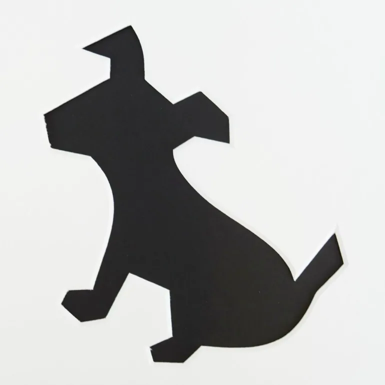 Pengegaveramme, Hund, 20x20 cm