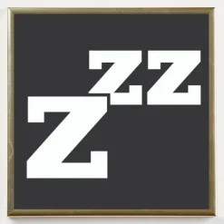 Pengegaveramme, ZZZ, 20x20 cm