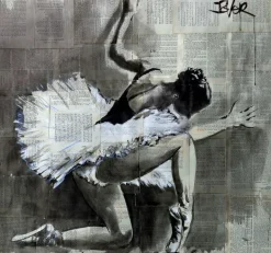 Plakat, And she danced, Loui Jover Art