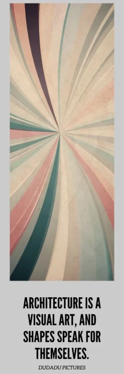 Plakat, Architecture is visuel art