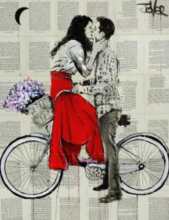 Plakat, Bike days, Loui Jover Art