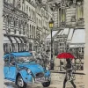 Plakat, Blue Citroën, Loui Jover Art