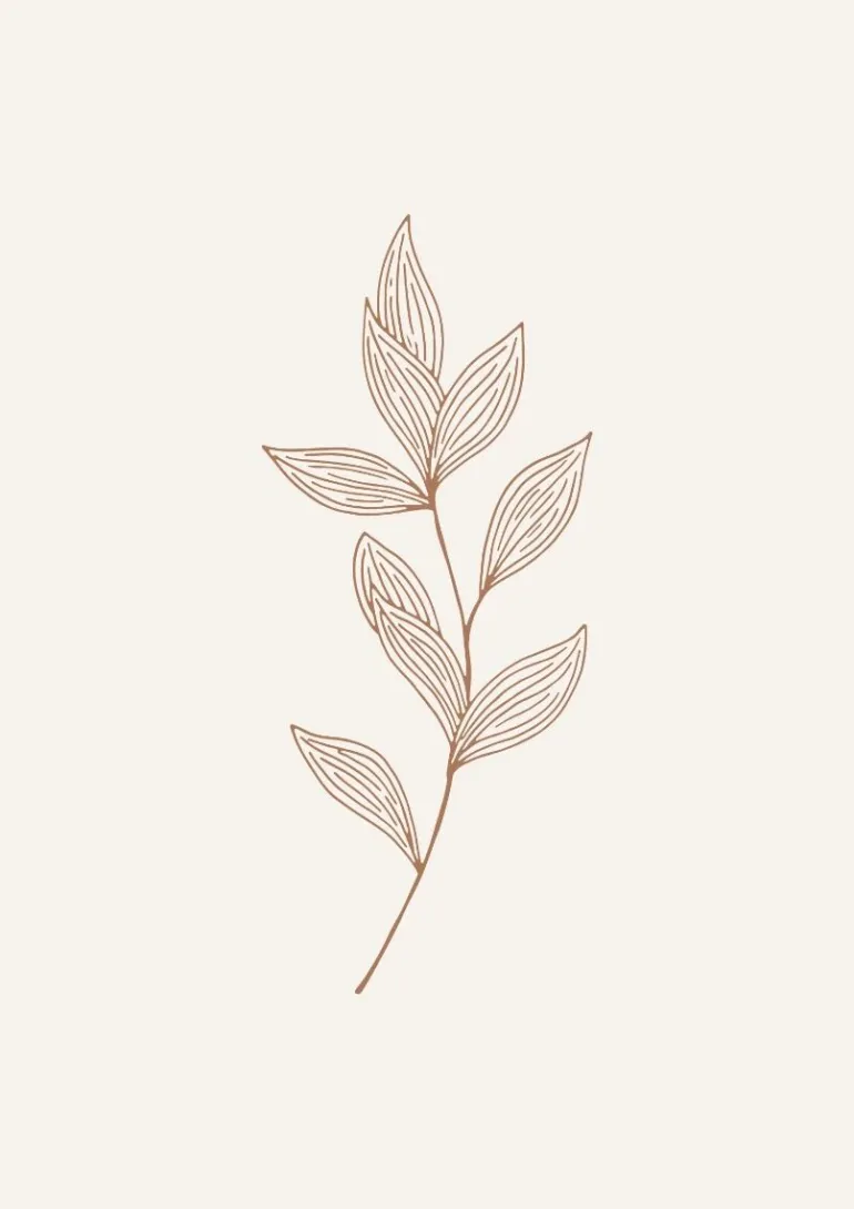 Plakat, Brown Leaves