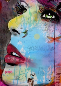 Plakat, Escape, Loui Jover Art