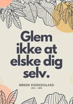Plakat, Glem ikke, Citat