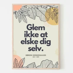 Plakat, Glem ikke, Citat