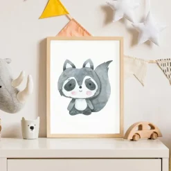 Plakat, Happy Raccoon