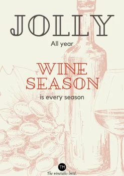 Plakat, Jolly all year, vinplakat