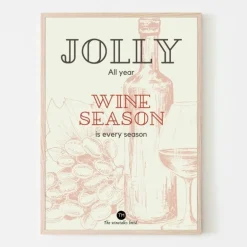 Plakat, Jolly all year, vinplakat