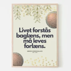 Plakat, Livet, Citat