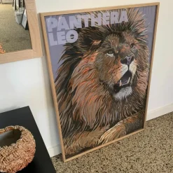 Plakat, Panthera Leo