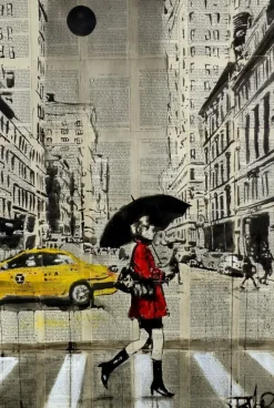 Plakat, Red coat, Loui Jover Art