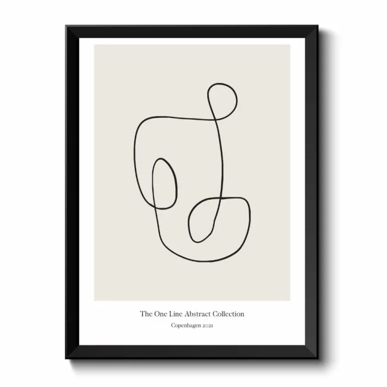 Plakat, The One-line Collection