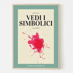 Plakat, Vedi i simbolici