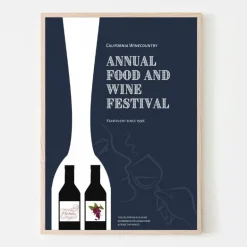 Plakat, Vinfestival, vinplakat