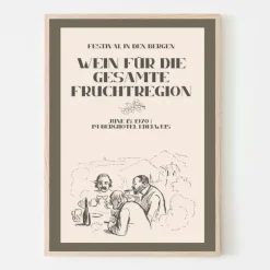 Plakat, Wein für die gesamte