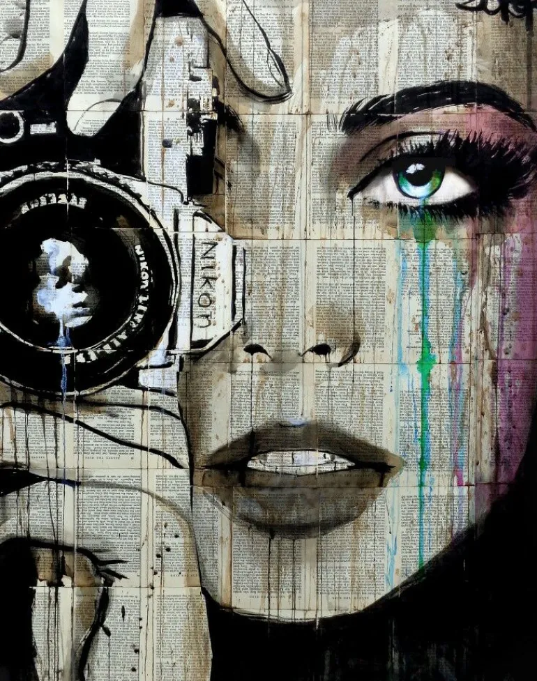 Plakat, Zoom, Loui Jover Art