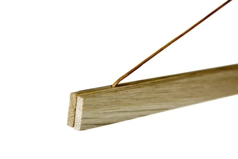 Plakatlister i egetræ - 110cm