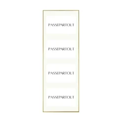 Ramme med passepartout 18x46cm