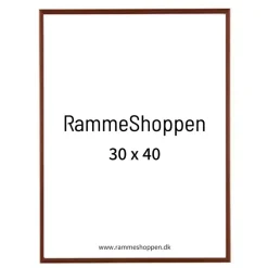 Rosegold, aluminium, blank, smal, 30x40 cm, Type 9022