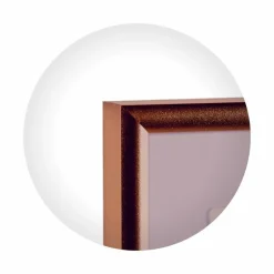 Rosegold, aluminium, blank, smal, 10x15 cm, Type 9022